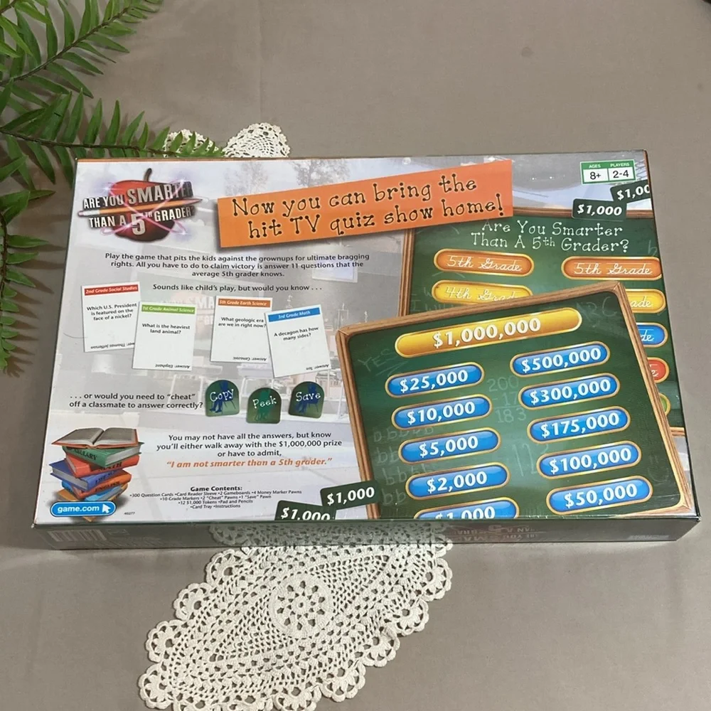 New Are You Smarter Than A 5th Grader Board Game 2007 Edition Jeff Foxworthy